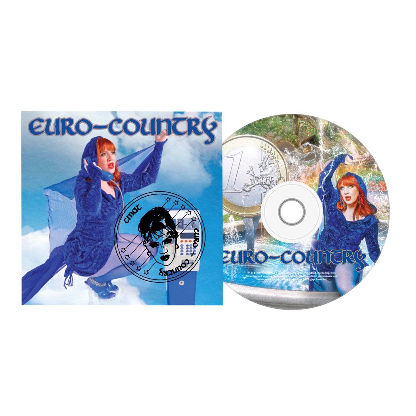 EURO-COUNTRY (Hand Stamped) Alternative Artwork CD UK