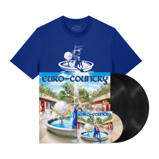 T-Shirt + Black Vinyl + CD Digipak UK